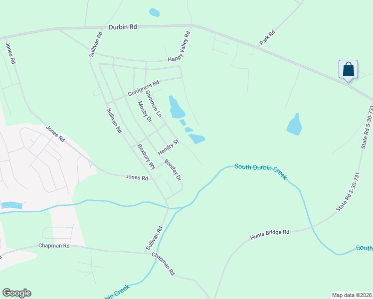 map of restaurants, bars, coffee shops, grocery stores, and more near in Fountain Inn