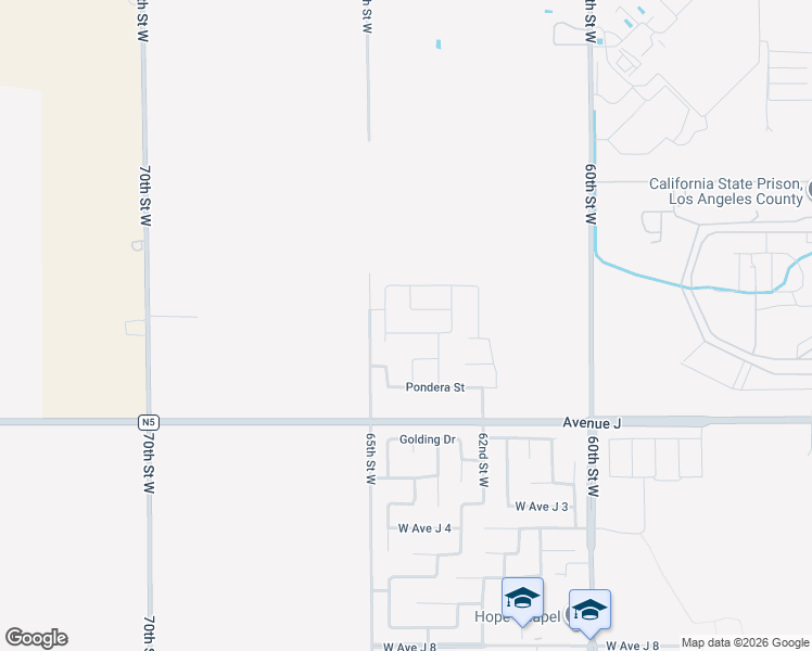 map of restaurants, bars, coffee shops, grocery stores, and more near 6335 Oldfield Street in Lancaster