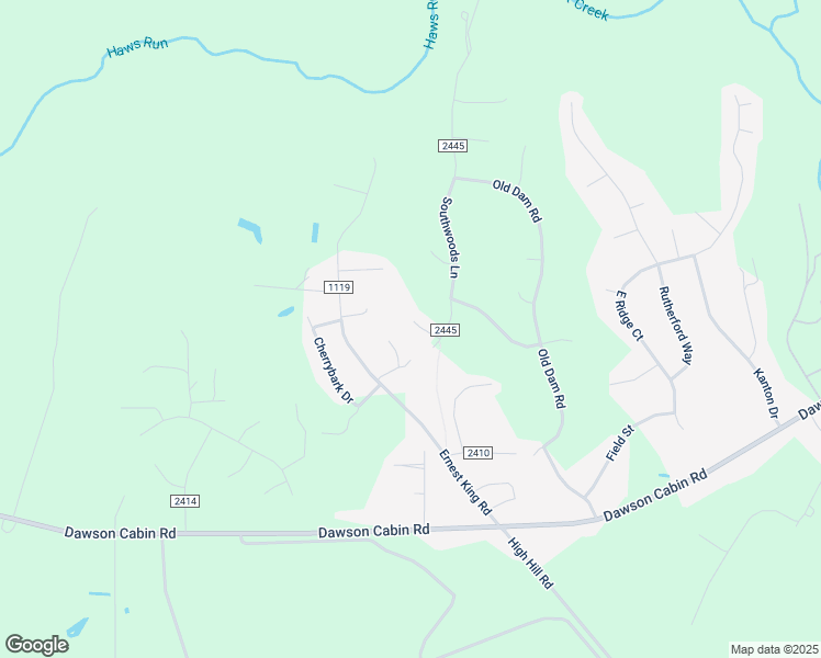 map of restaurants, bars, coffee shops, grocery stores, and more near 305 Cabin Circle in Jacksonville