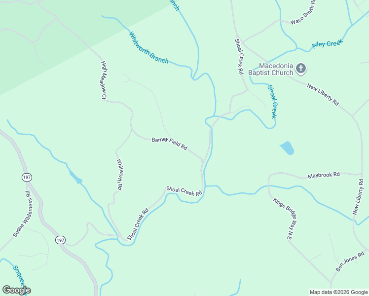 map of restaurants, bars, coffee shops, grocery stores, and more near 331 Barney Field Road in Clarkesville