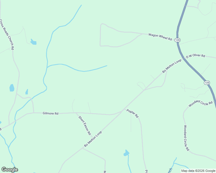 map of restaurants, bars, coffee shops, grocery stores, and more near 617 Bo Melton Loop in Ruby