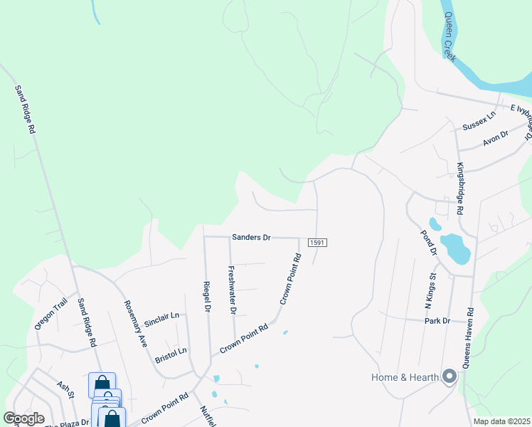 map of restaurants, bars, coffee shops, grocery stores, and more near 519 Aberdineshire Court in Hubert
