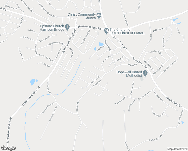 map of restaurants, bars, coffee shops, grocery stores, and more near 105 Kingsdale Court in Simpsonville