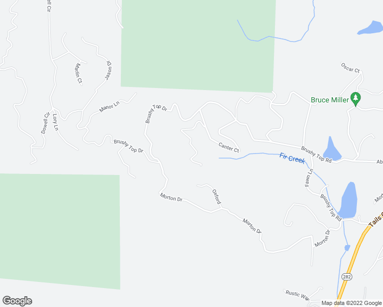 map of restaurants, bars, coffee shops, grocery stores, and more near 338 Canter Court in Ellijay