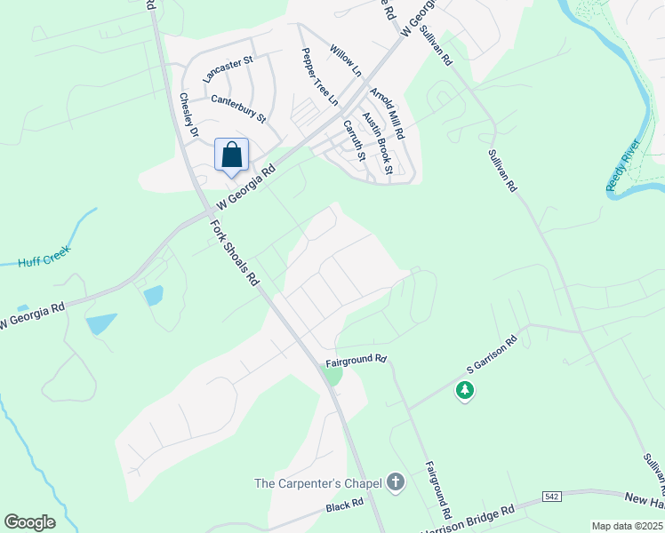 map of restaurants, bars, coffee shops, grocery stores, and more near in Simpsonville