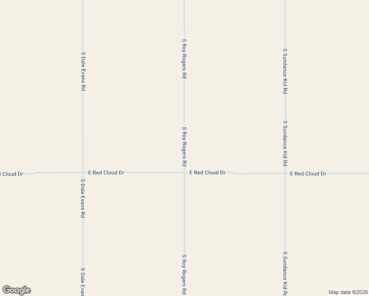 map of restaurants, bars, coffee shops, grocery stores, and more near South Roy Rogers Road in Yucca