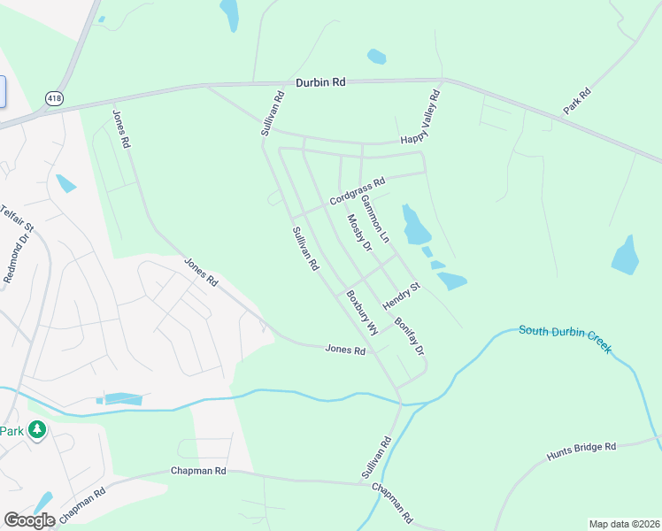 map of restaurants, bars, coffee shops, grocery stores, and more near 32-98 Sullivan Road in Fountain Inn