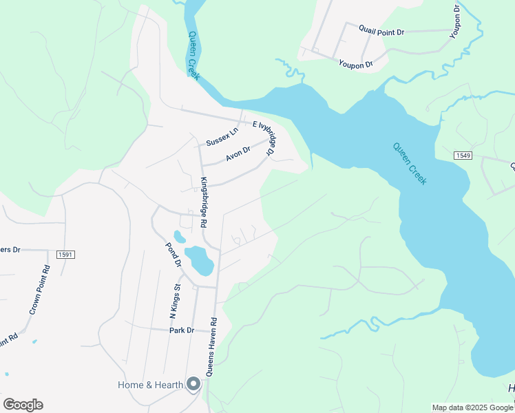 map of restaurants, bars, coffee shops, grocery stores, and more near 368 Queens Haven Road in Hubert