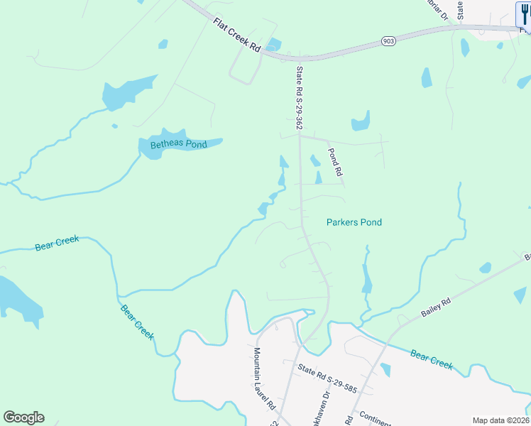 map of restaurants, bars, coffee shops, grocery stores, and more near 809 Community Lane in Lancaster
