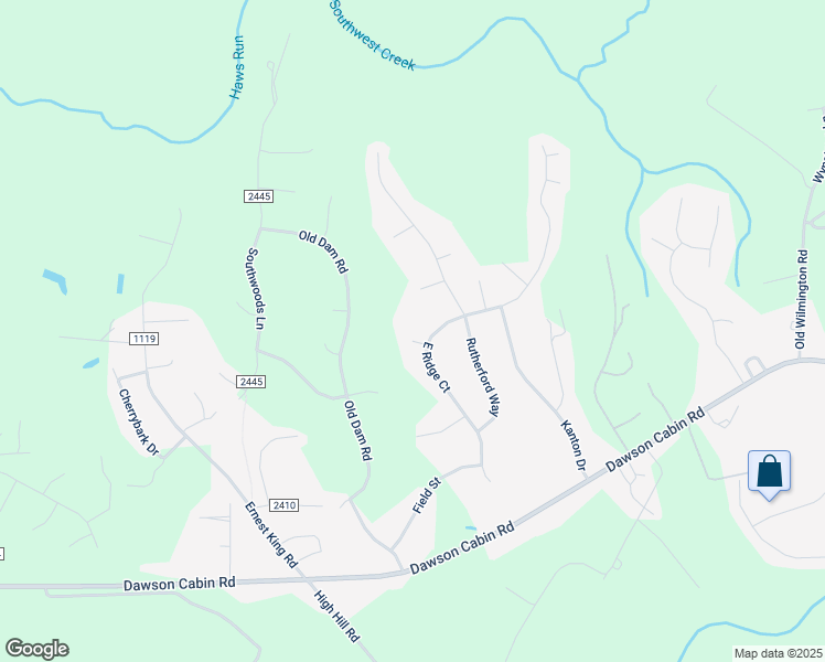 map of restaurants, bars, coffee shops, grocery stores, and more near 102 Bertie Court in Jacksonville