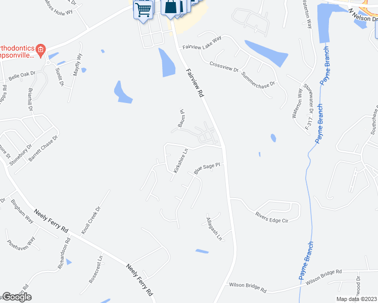 map of restaurants, bars, coffee shops, grocery stores, and more near 1 Kirkshire Lane in Simpsonville