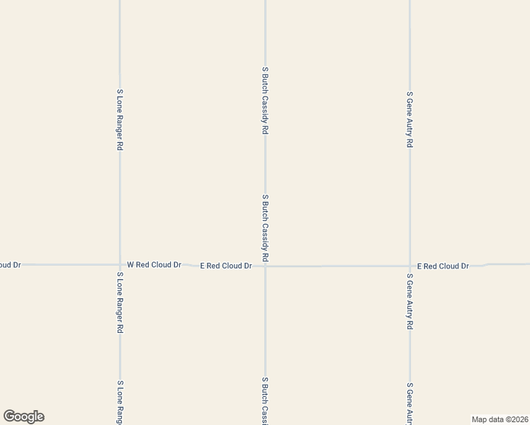 map of restaurants, bars, coffee shops, grocery stores, and more near South Butch Cassidy Road in Mohave County
