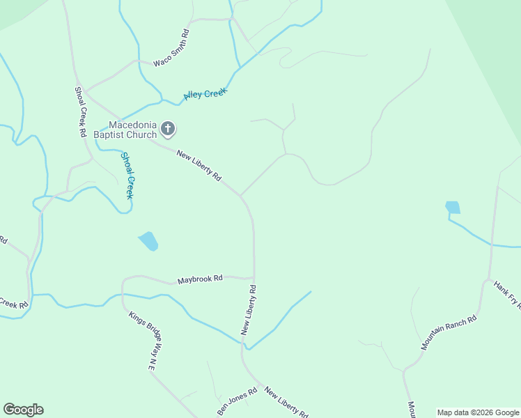 map of restaurants, bars, coffee shops, grocery stores, and more near 5770 New Liberty Road in Clarkesville