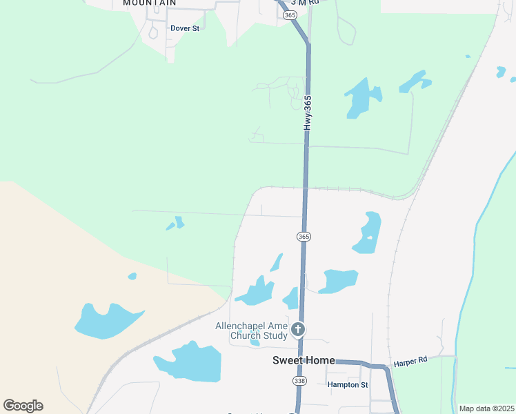 map of restaurants, bars, coffee shops, grocery stores, and more near 3212 Pye Road in Little Rock