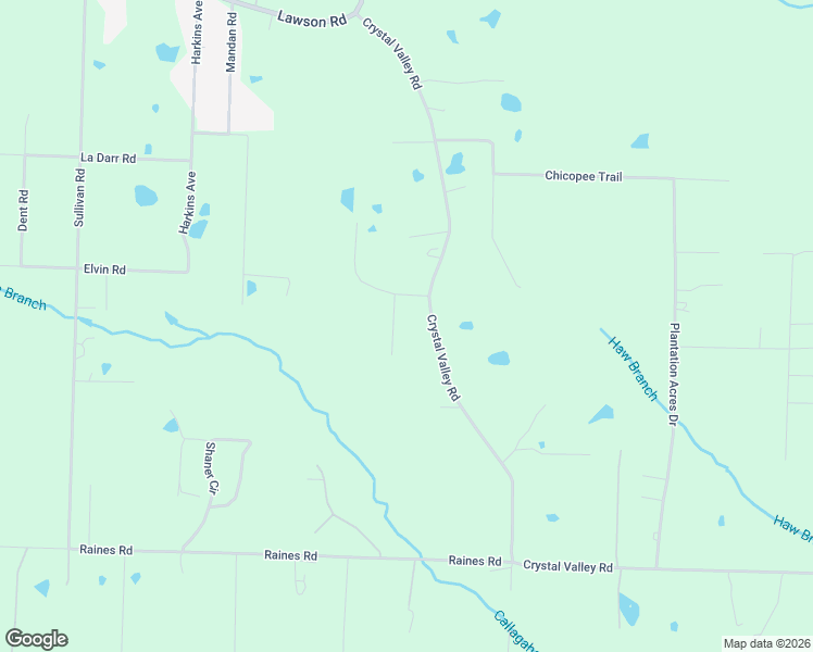map of restaurants, bars, coffee shops, grocery stores, and more near 17809 Crystal Valley Road in Little Rock