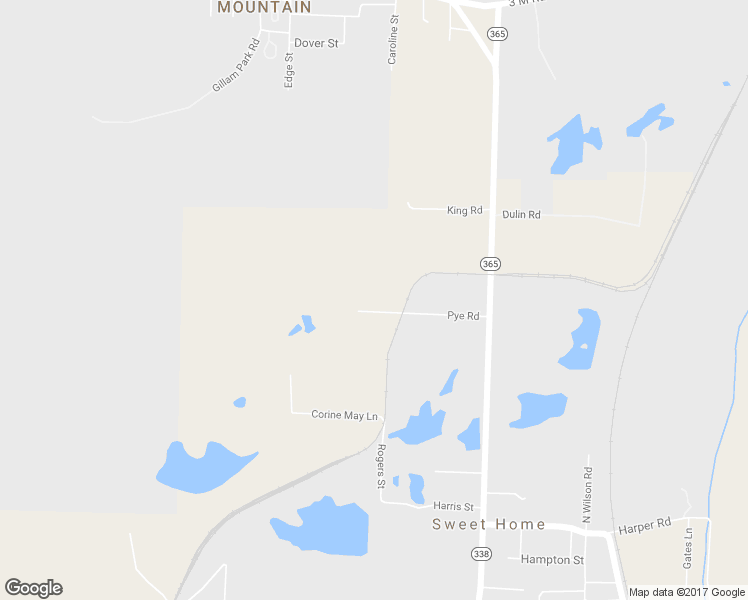map of restaurants, bars, coffee shops, grocery stores, and more near 3014 Pye Road in Little Rock