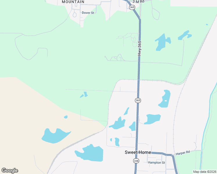 map of restaurants, bars, coffee shops, grocery stores, and more near 3014 Pye Road in Little Rock