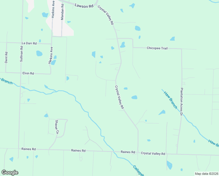 map of restaurants, bars, coffee shops, grocery stores, and more near 17809 Crystal Valley Road in Little Rock