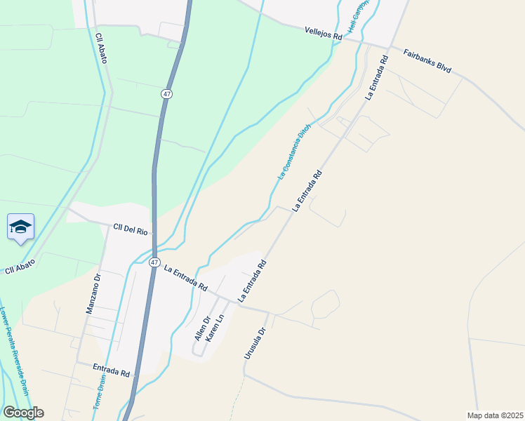 map of restaurants, bars, coffee shops, grocery stores, and more near 24 La Bajada Road in Los Lunas
