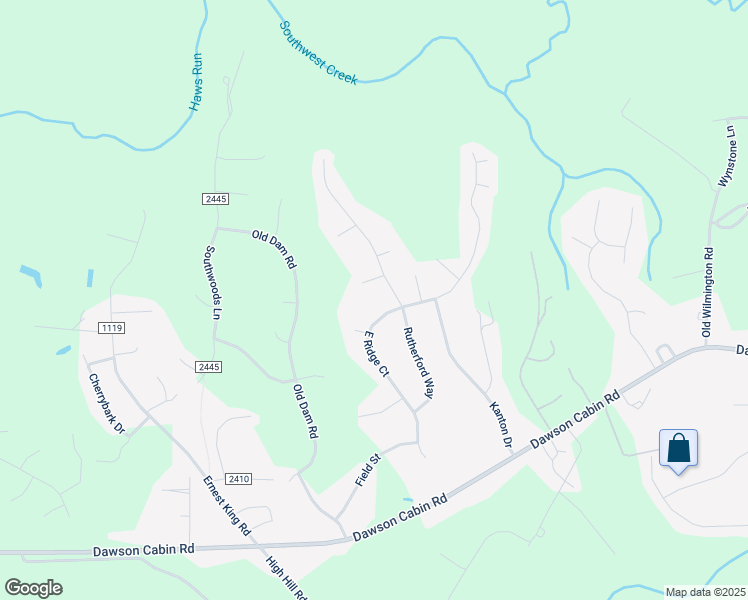 map of restaurants, bars, coffee shops, grocery stores, and more near 225 Rutherford Way in Jacksonville