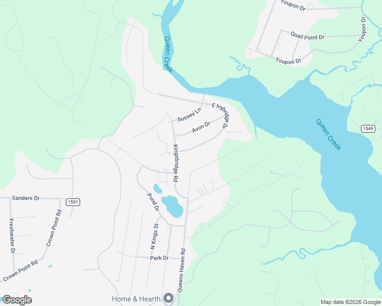 map of restaurants, bars, coffee shops, grocery stores, and more near 106 East Ivybridge Drive in Hubert