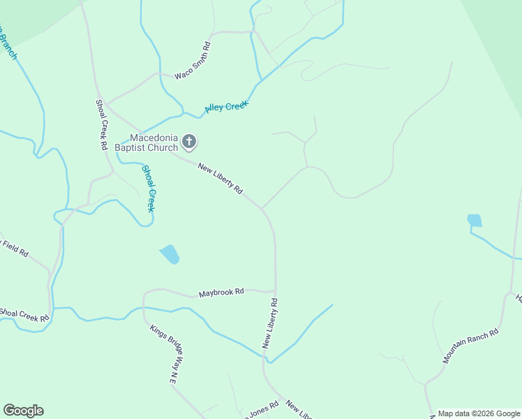 map of restaurants, bars, coffee shops, grocery stores, and more near 5770 New Liberty Road in Clarkesville