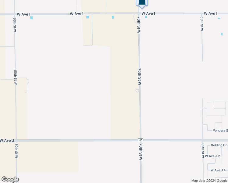 map of restaurants, bars, coffee shops, grocery stores, and more near 72 STW Vic Lancaster Boulevard in Del Sur