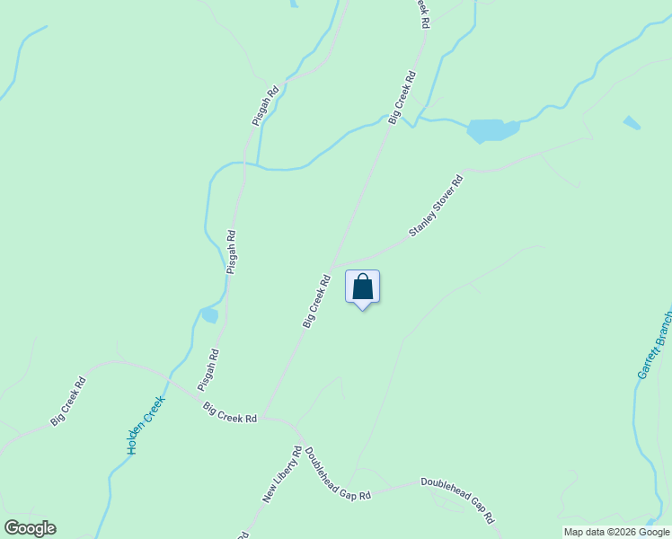 map of restaurants, bars, coffee shops, grocery stores, and more near Stanley Stover Road in Gilmer County