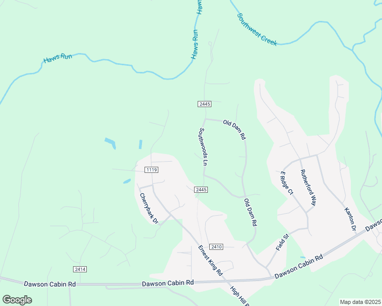 map of restaurants, bars, coffee shops, grocery stores, and more near 405 Mossy Oak Lane in Jacksonville