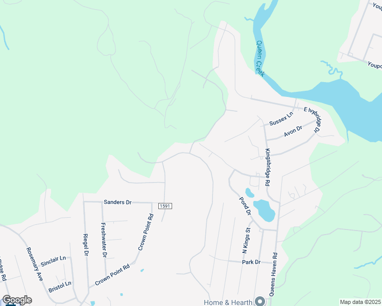 map of restaurants, bars, coffee shops, grocery stores, and more near Elgin Road in Onslow County