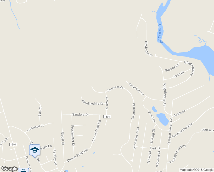map of restaurants, bars, coffee shops, grocery stores, and more near 372 Inverness Drive in Hubert
