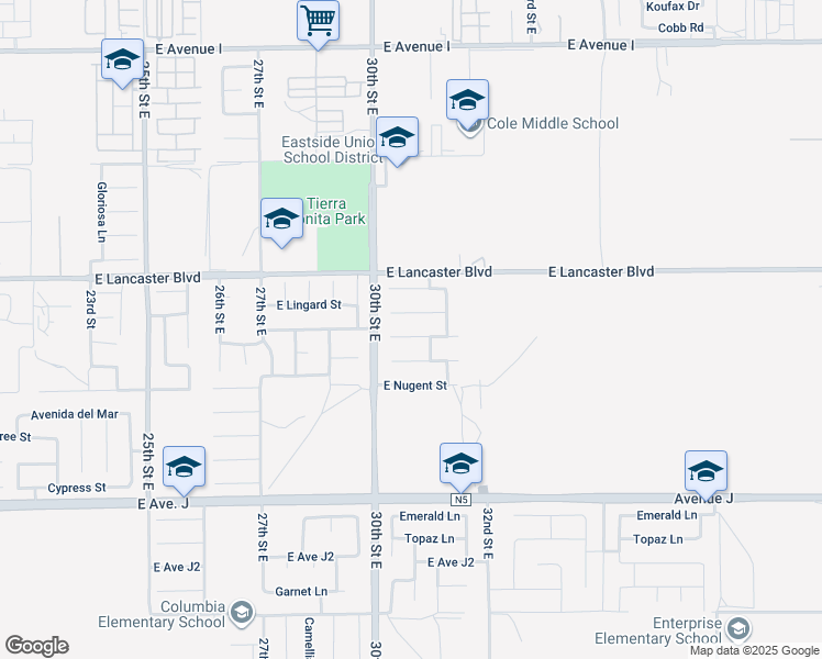 map of restaurants, bars, coffee shops, grocery stores, and more near 3039 East Newgrove Street in Lancaster