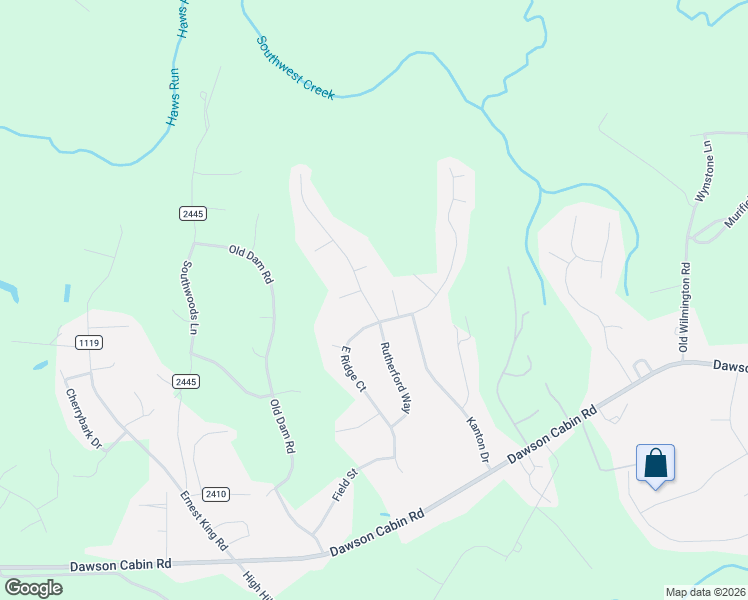 map of restaurants, bars, coffee shops, grocery stores, and more near 226 Rutherford Way in Jacksonville