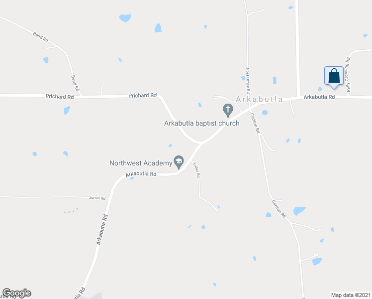 map of restaurants, bars, coffee shops, grocery stores, and more near 8660 Arkabutla Road in Coldwater