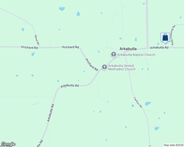 map of restaurants, bars, coffee shops, grocery stores, and more near 8660 Arkabutla Road in Coldwater