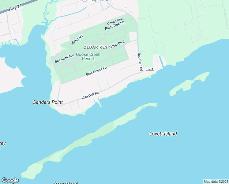 map of restaurants, bars, coffee shops, grocery stores, and more near 207 Live Oak Road in Newport