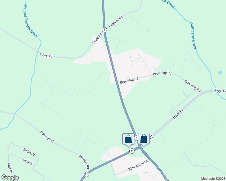map of restaurants, bars, coffee shops, grocery stores, and more near 6811 South Carolina 81 in Piedmont