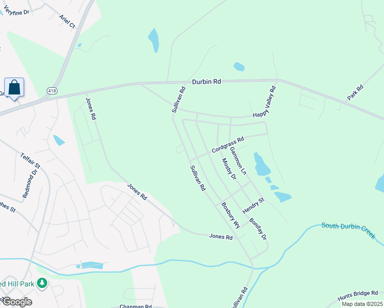 map of restaurants, bars, coffee shops, grocery stores, and more near 37 Hue Circle in Fountain Inn