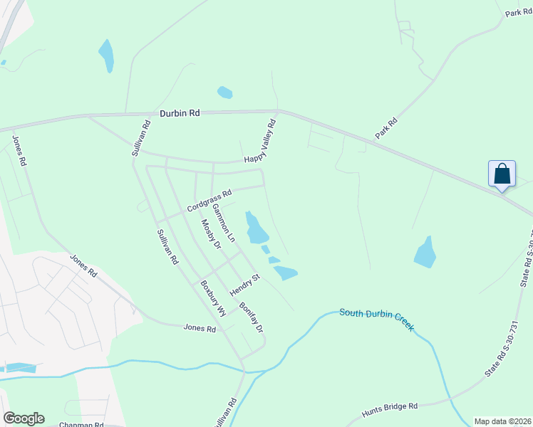 map of restaurants, bars, coffee shops, grocery stores, and more near Flight Park Road in Fountain Inn