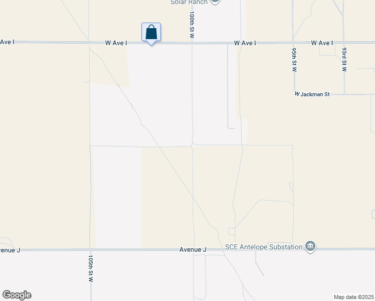 map of restaurants, bars, coffee shops, grocery stores, and more near 0 100th Street West in Rosamond