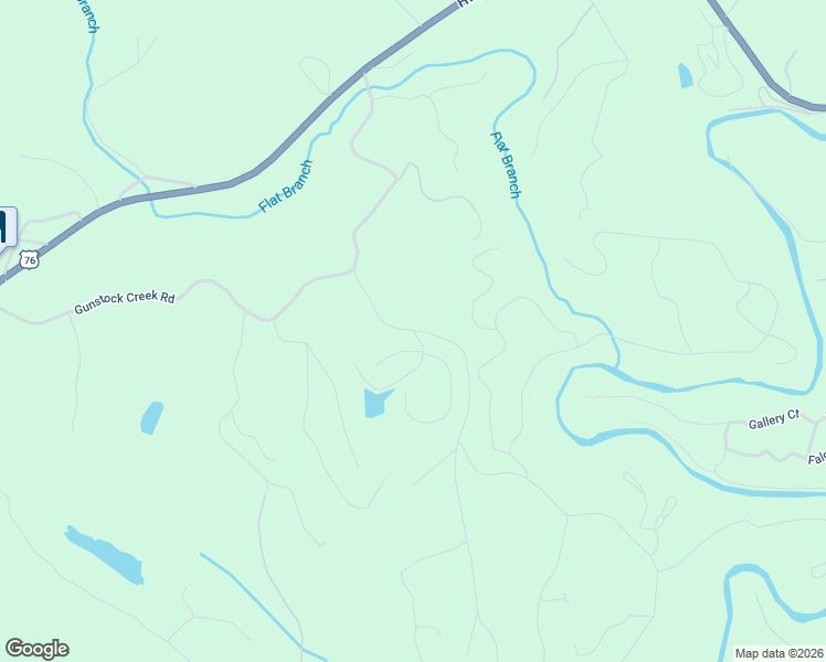 map of restaurants, bars, coffee shops, grocery stores, and more near 180 Hicks Ford Road in Ellijay