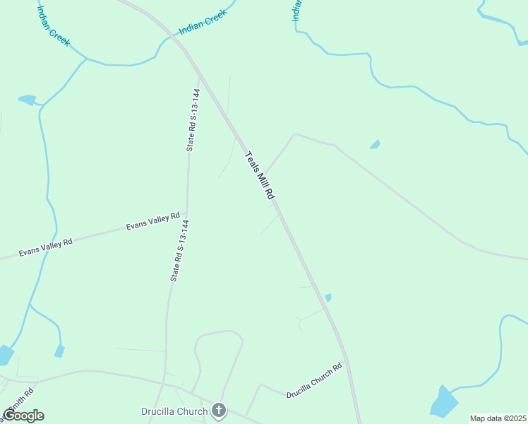 map of restaurants, bars, coffee shops, grocery stores, and more near 2758 Teals Mill Road in Chesterfield