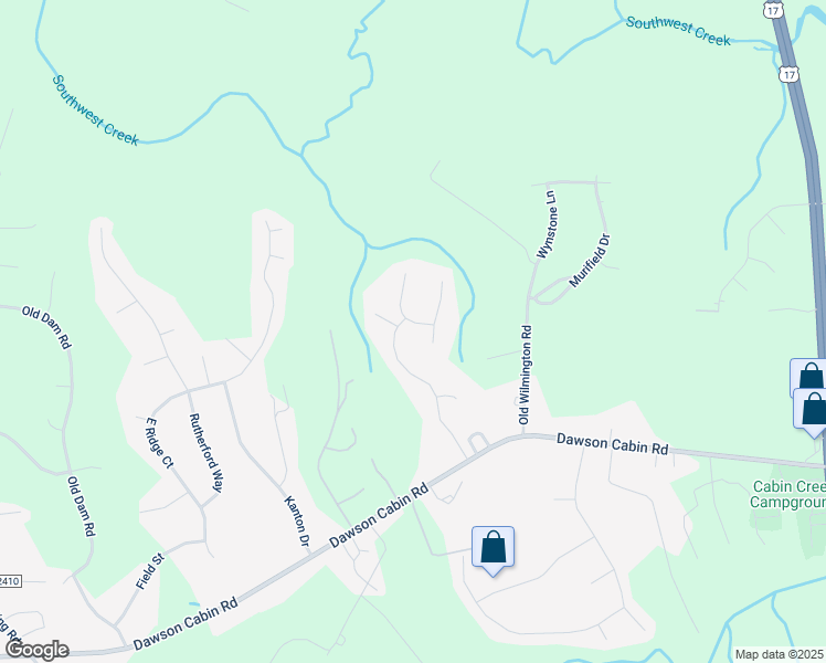 map of restaurants, bars, coffee shops, grocery stores, and more near 114 Fountain Drive in Jacksonville