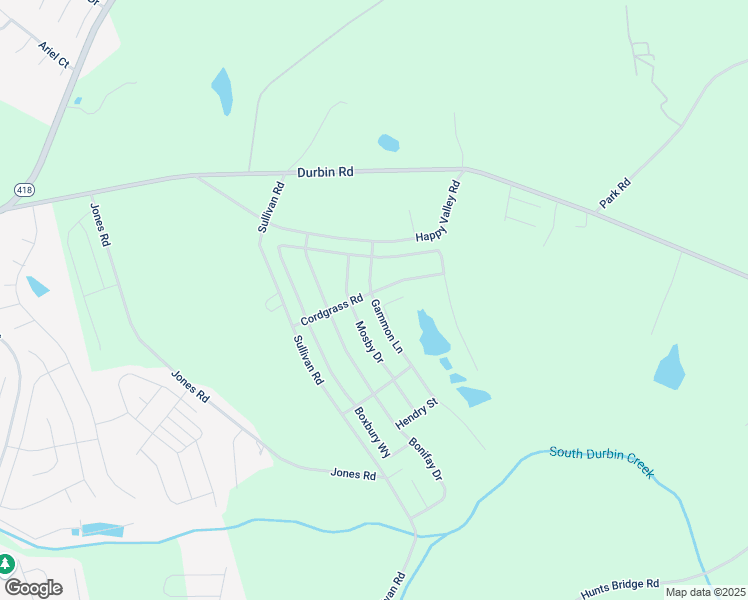 map of restaurants, bars, coffee shops, grocery stores, and more near Flight Park Road in Fountain Inn