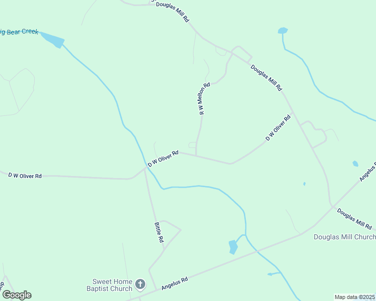 map of restaurants, bars, coffee shops, grocery stores, and more near Dw Oliver Road in Ruby