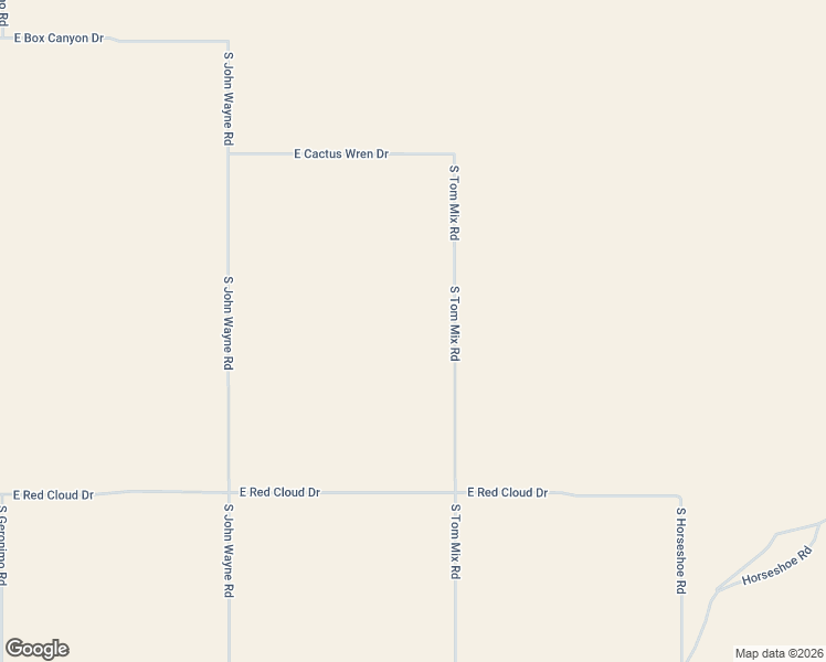 map of restaurants, bars, coffee shops, grocery stores, and more near South Tom Mix Road in Yucca