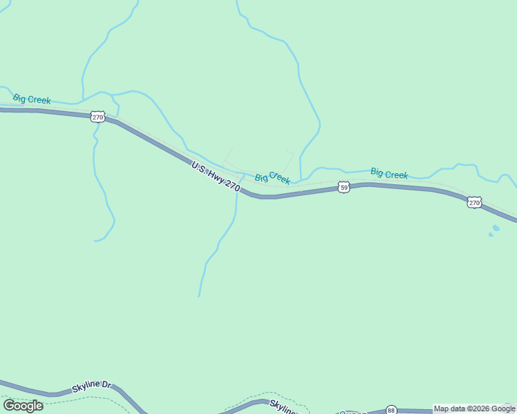 map of restaurants, bars, coffee shops, grocery stores, and more near 2243 U.S. 270 in Mena