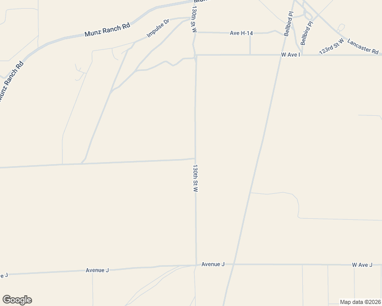 map of restaurants, bars, coffee shops, grocery stores, and more near 130th Street West in Del Sur