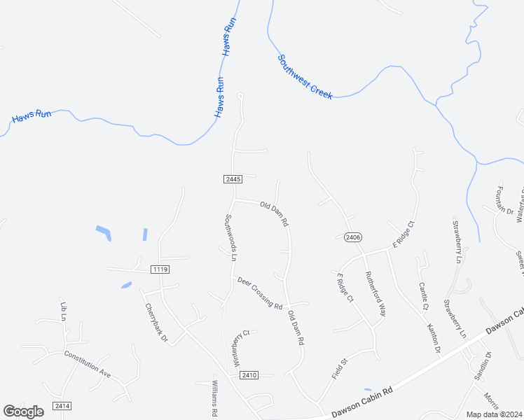 map of restaurants, bars, coffee shops, grocery stores, and more near 343 Old Dam Road in Jacksonville