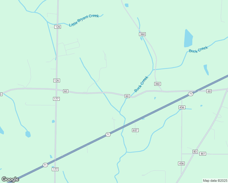 map of restaurants, bars, coffee shops, grocery stores, and more near 9683 Al Highway 40 in Henagar
